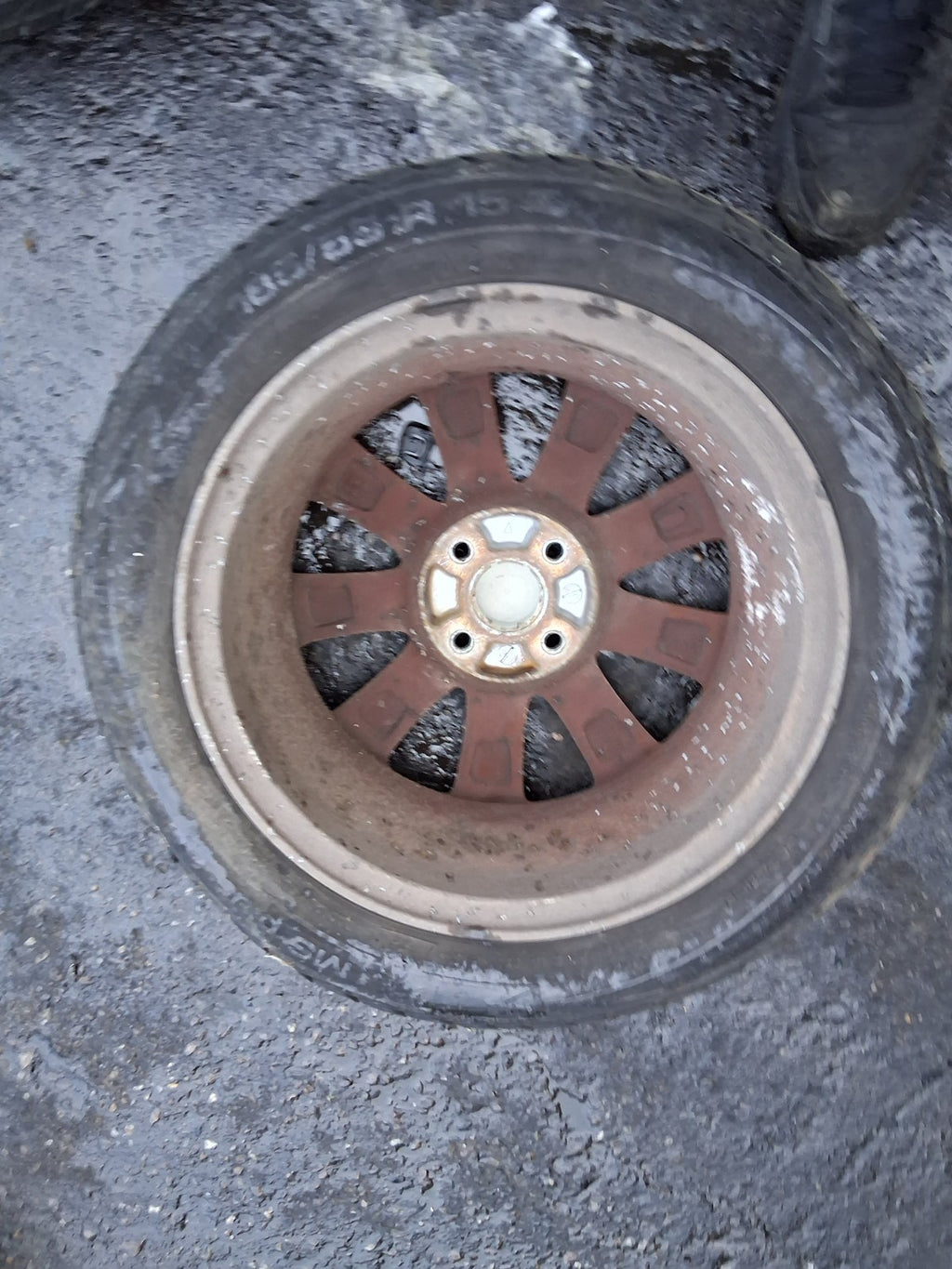 2008 HONDA JAZZ MK1 15 INCH ALLOY WHEEL WITH TYRE 185/55R15