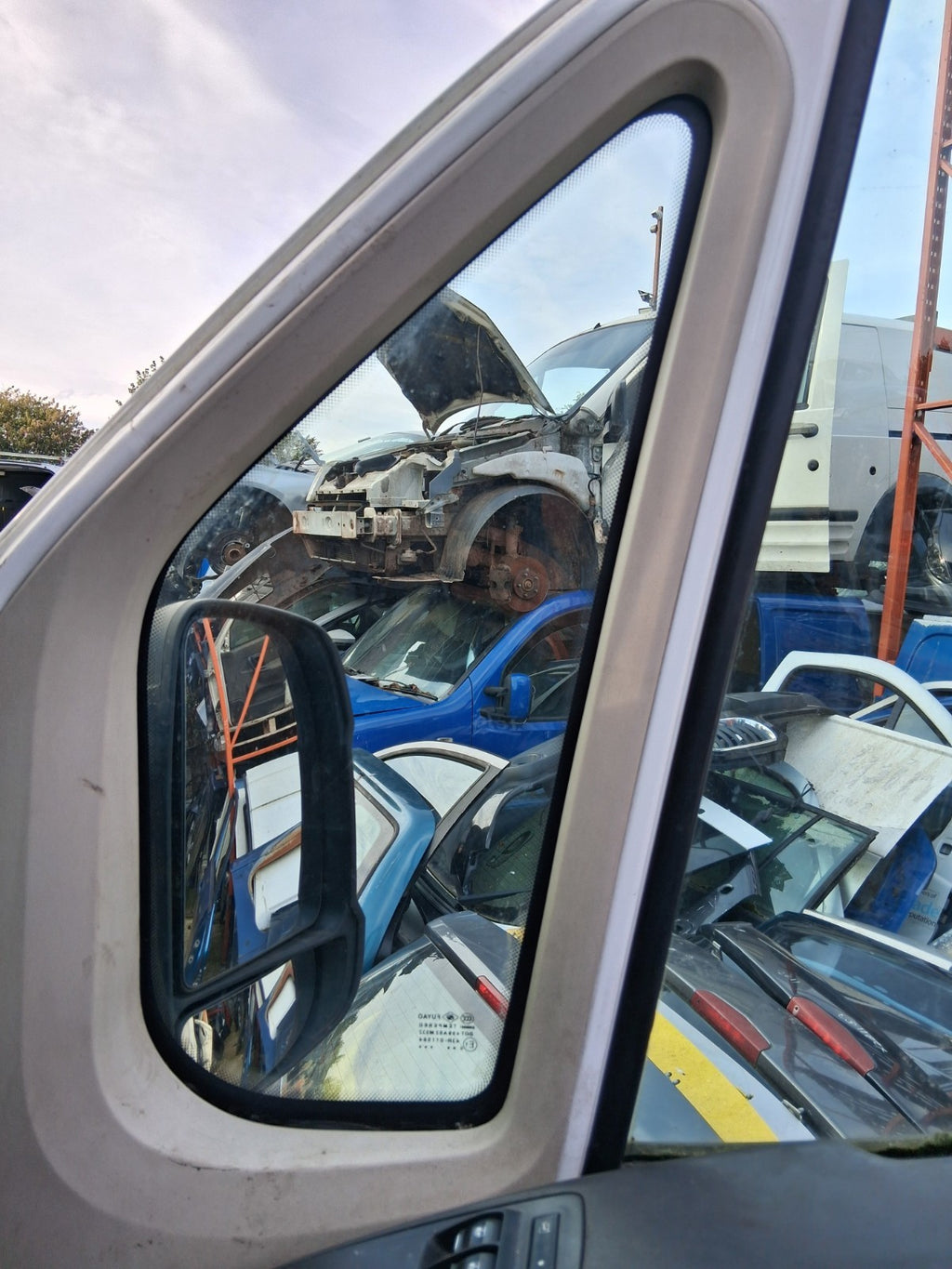2014 CITROEN RELAY MK3 OSF DRIVER SIDE FRONT QUARTER WINDOW GLASS