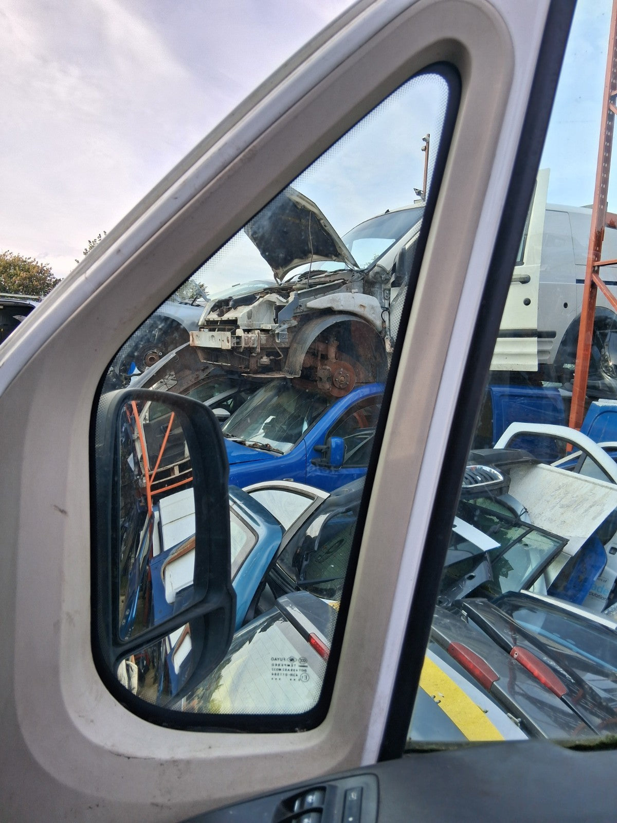 2014 CITROEN RELAY MK3 OSF DRIVER SIDE FRONT QUARTER WINDOW GLASS