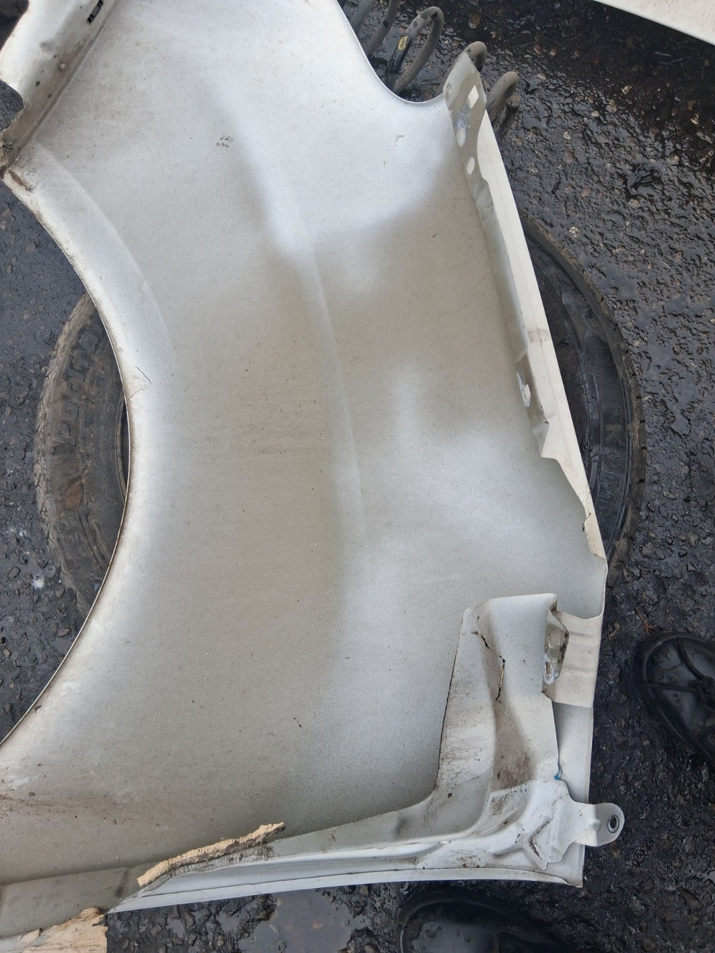 2013 FIAT DOBLO MK2 OS DRIVER SIDE FRONT RIGHT WING PANEL WHITE