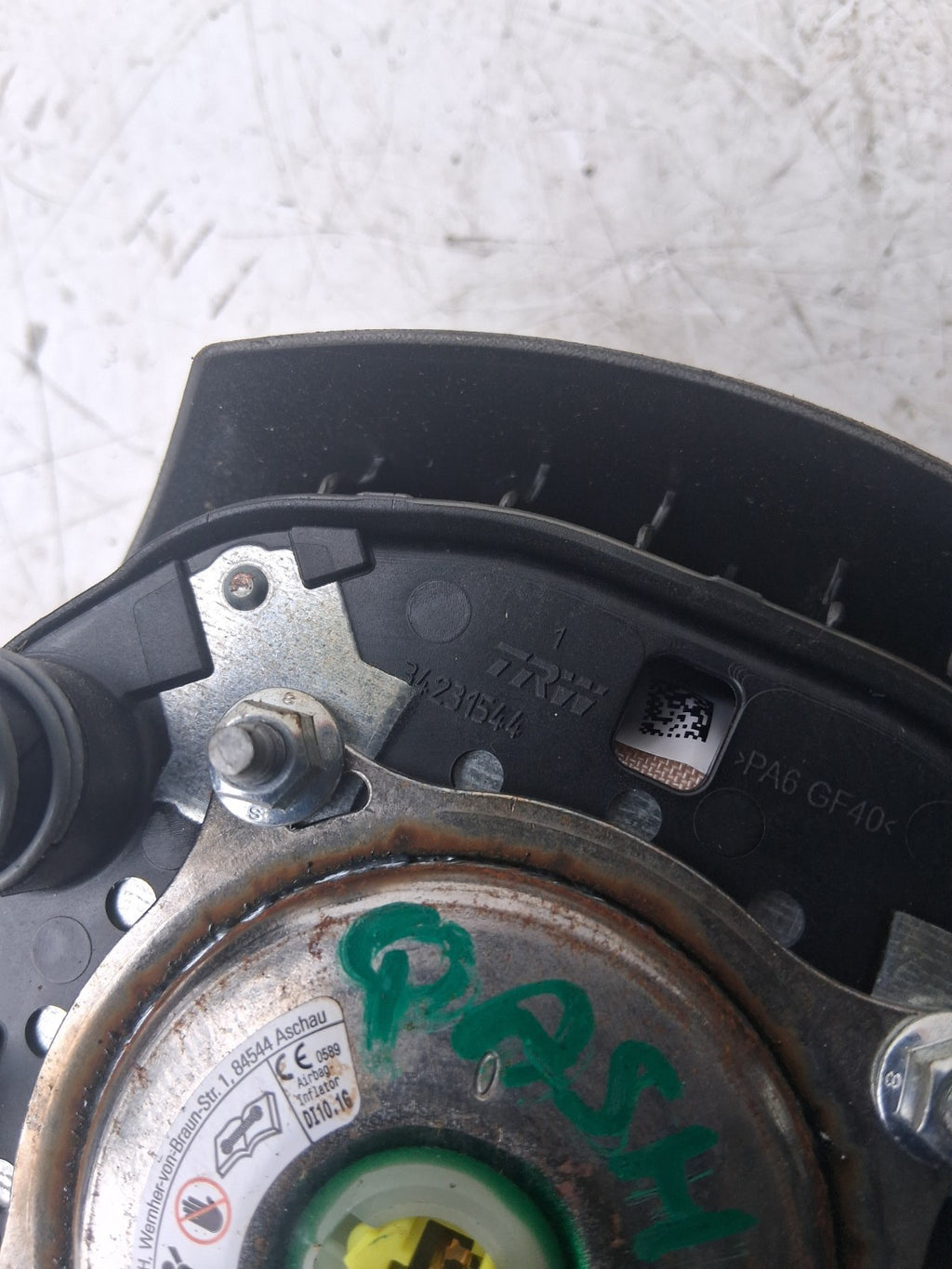 2020 NISSAN QASHQAI STEERING WHEEL AIRBAG 34236210B