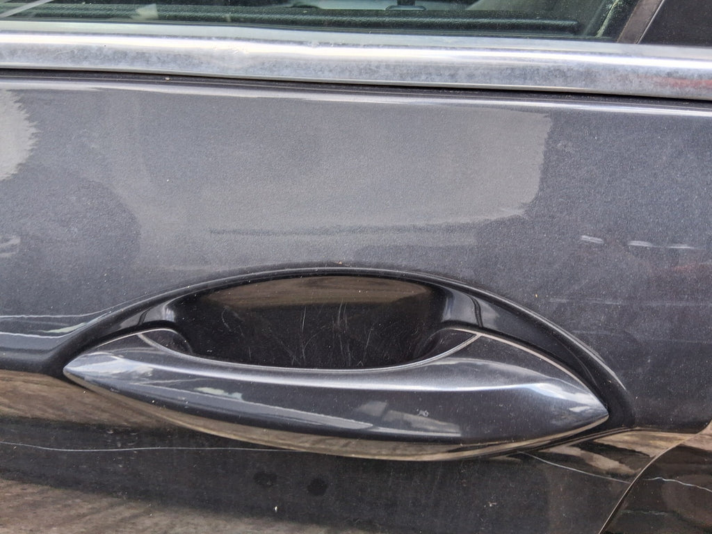 2012 BMW 5 SERIES F10 NSF PASSENGER SIDE FRONT LEFT EXTERIOR DOOR HANDLE GREY