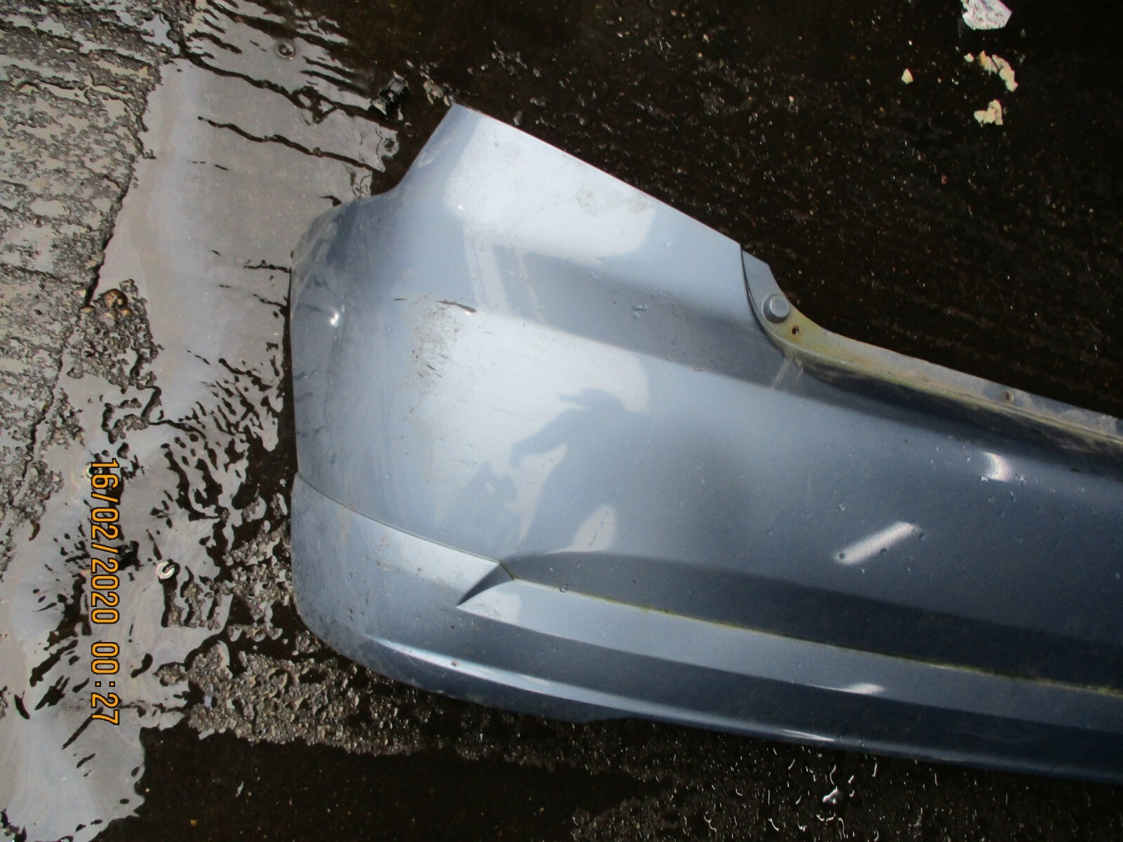 CHEVROLET KALOS 2007 REAR COMPLETE BUMPER BLUE