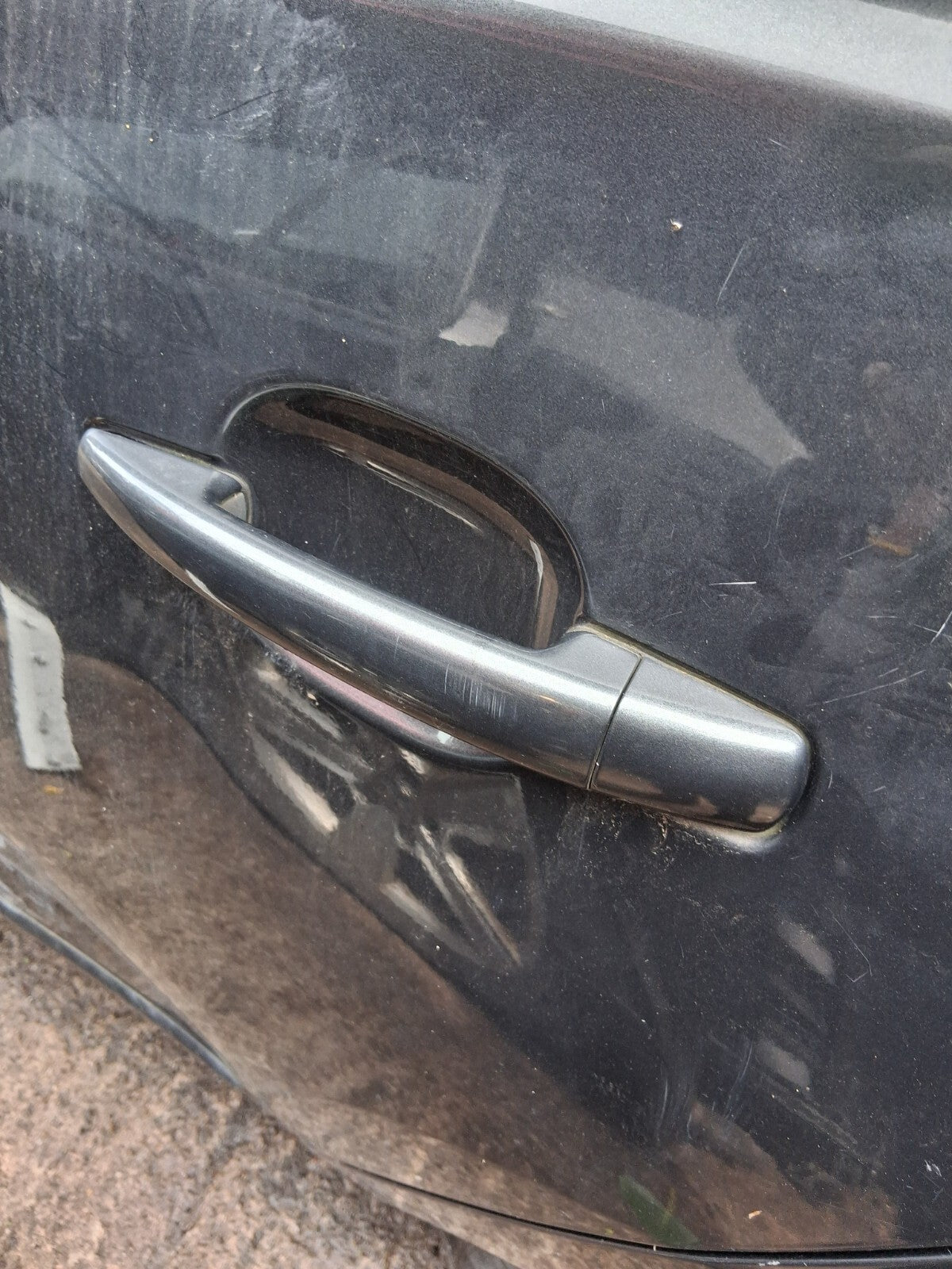 2012 PEUGEOT 3008 MK1 NSR PASSENGER SIDE EXTERIOR DOOR HANDLE GRIS SHARK KTPD