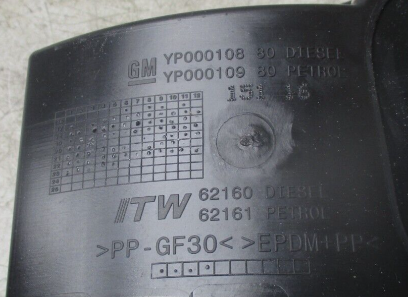 2023 VAUXHALL GRANDLAND FUEL CAP COVER YP000108
