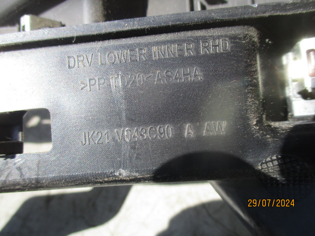 2021 FORD TRANSIT MK8 DASHBOARD MOULDING LOWER FACIA PANEL JK21V043C90