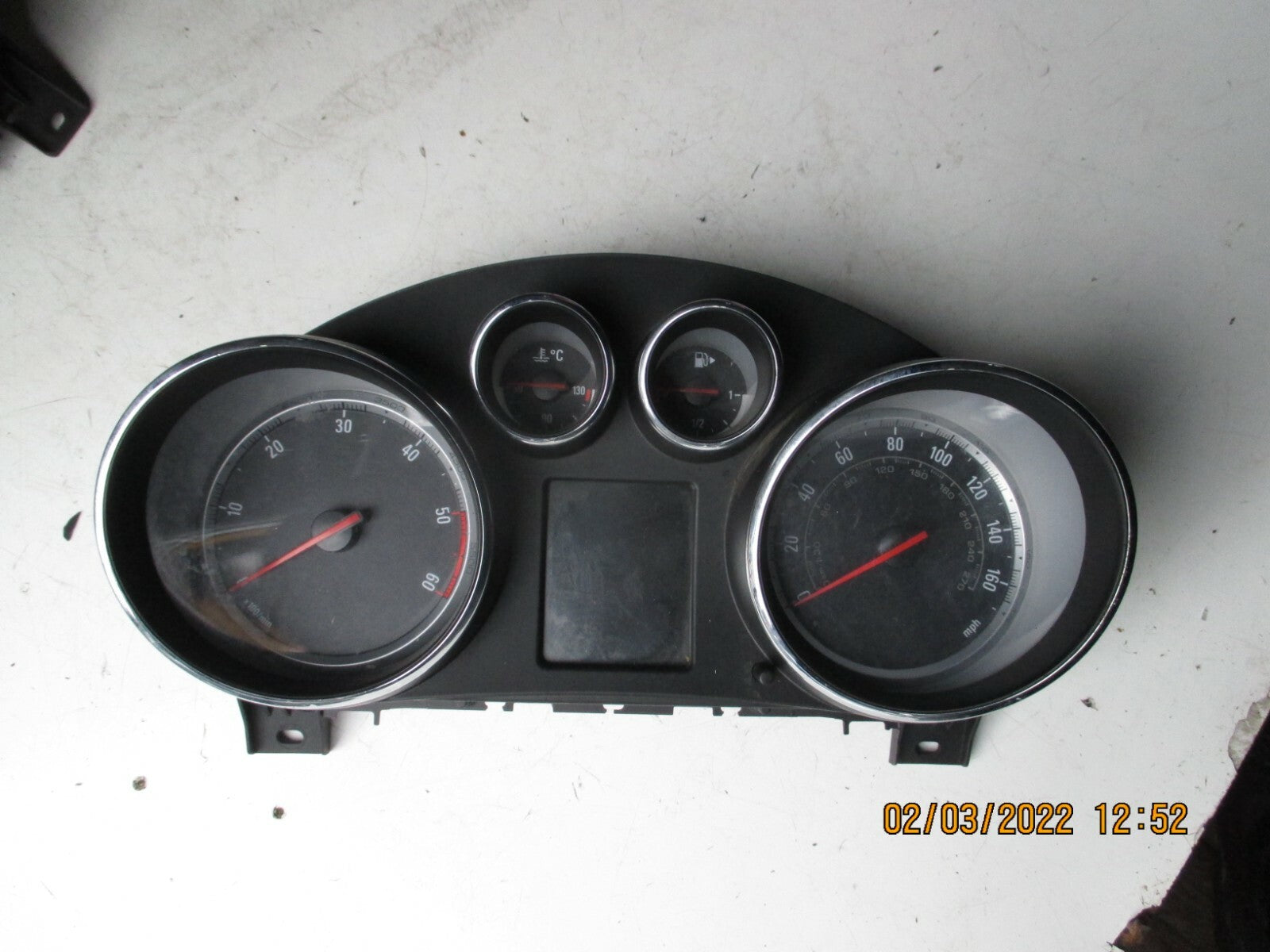 VAUXHALL INSIGNIA 2011 MK1 INSTRUMENT CLUSTER SPEEDO CLOCKS 22783074 ACHD