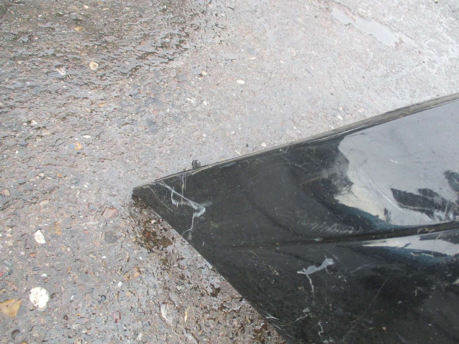 RENAULT MEGANE CABRIOLET 1999 COMPLETE REAR PLASTIC BUMPER BLACK 7700838239
