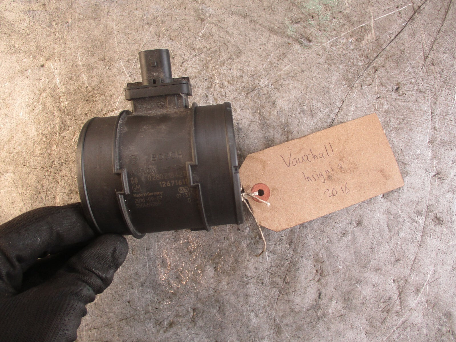 VAUXHALL INSIGNIA MK1 MAF MASS AIR FLOW SENSOR 350469289