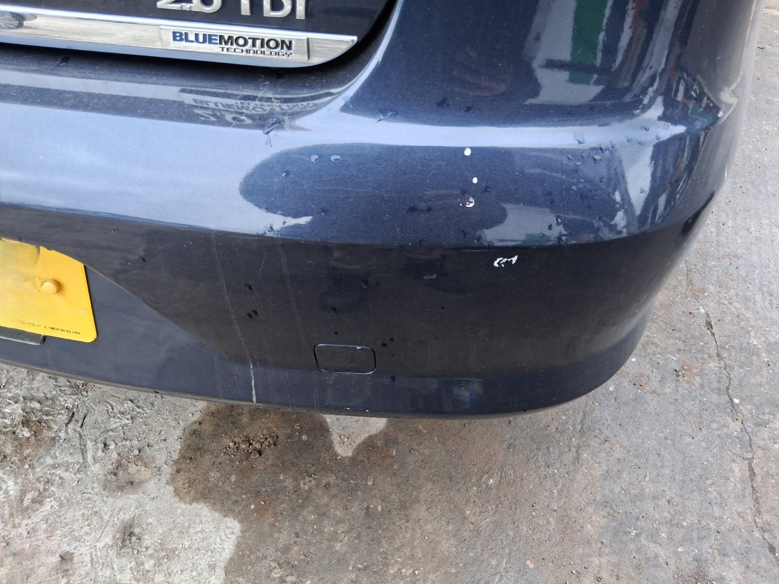 2014 VW VOLKSWAGEN PASSAT B7 SALOON COMPLETE REAR BUMPER BLUE