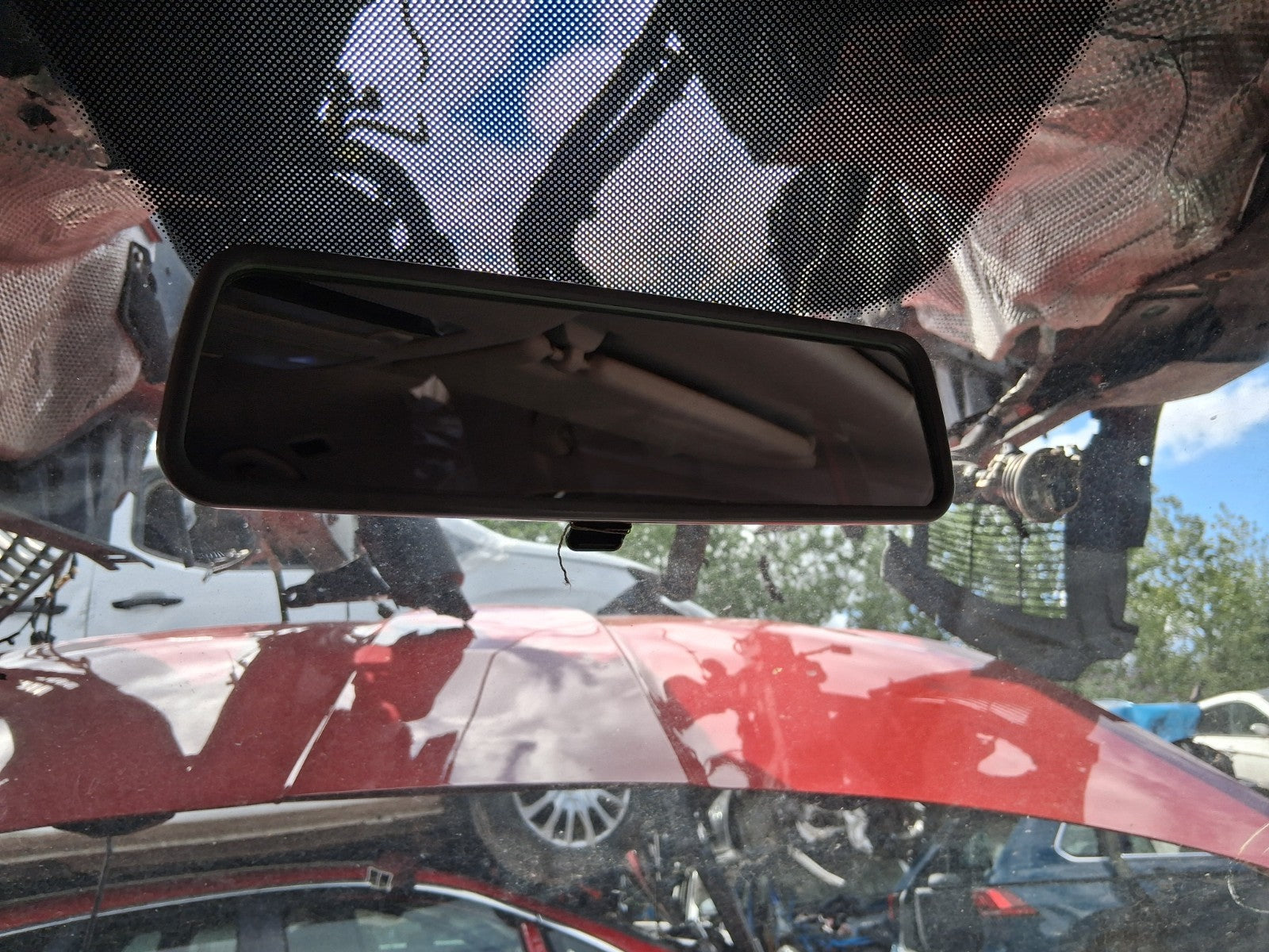 2019 SKODA FABIA MK3 NJ INTERIOR REAR VIEW MIRROR