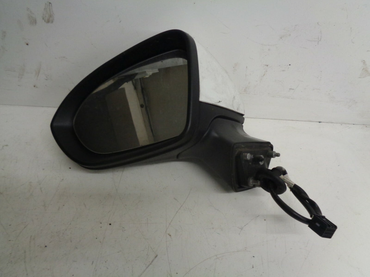 VAUXHALL ASTRA K 2018 NSF PASSENGER SIDE FRONT WING MIRROR DAMAGED WHITE