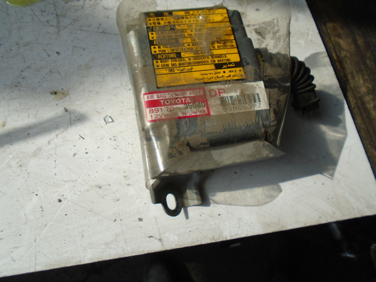 TOYOTA LAND CRUISER J100 1997 SAFETY BAG CONTROL MODULE UNIT 8917035040