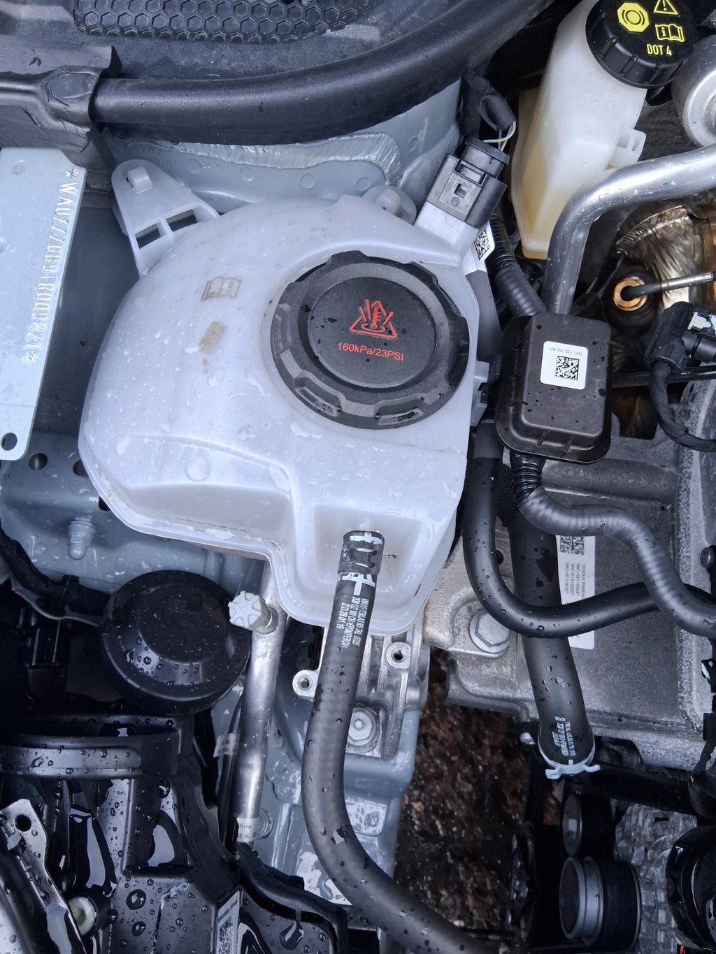 2025 AUDI A1 S LINE MK2 GB 1.0 PETROL COOLANT OVERFLOW EXPANSION TANK RESERVOIR