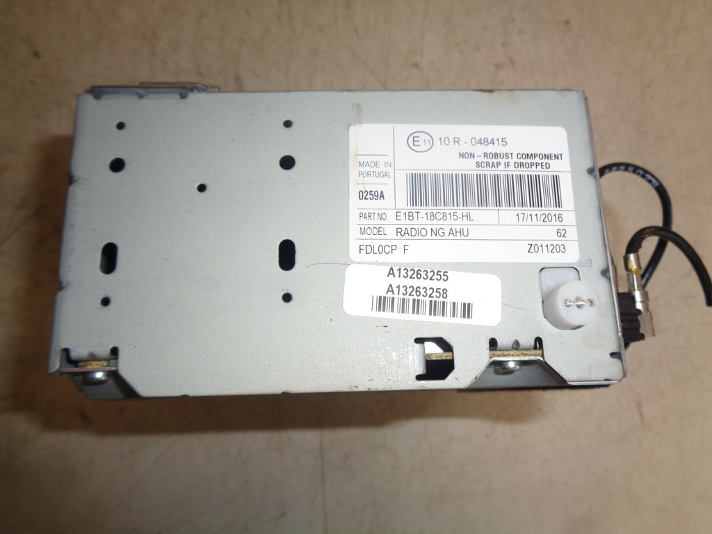 FORD FIESTA MK7 RADIO CD PLAYER HEAD UNIT E1BT18C815HL