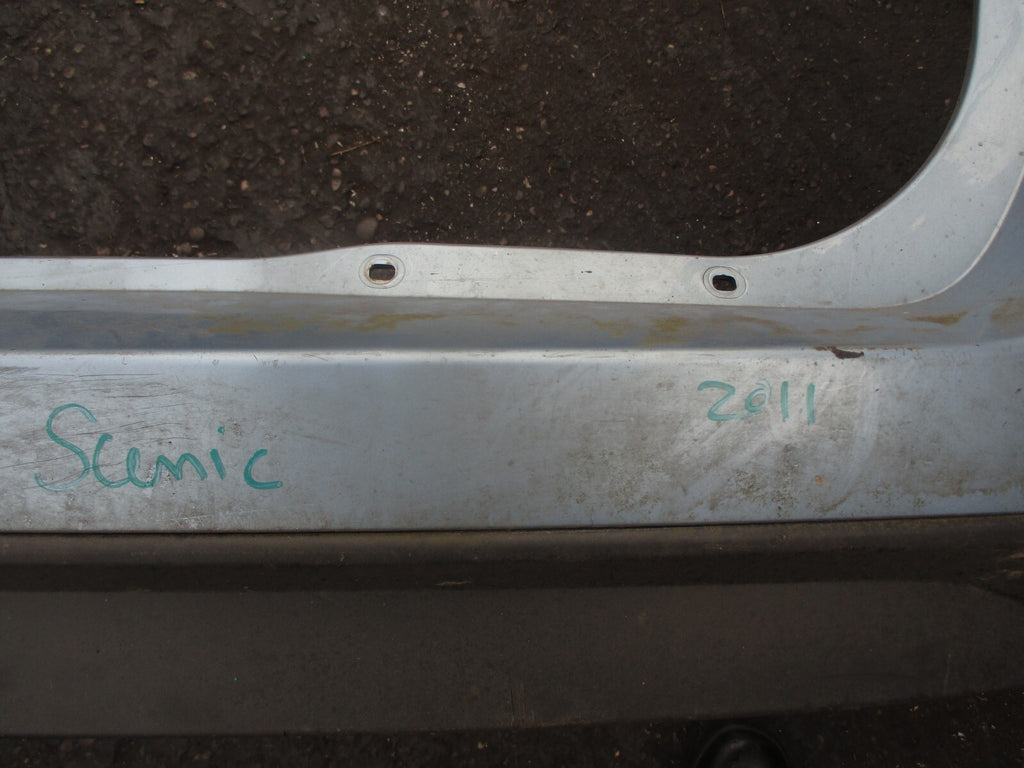 2011 RENAULT SCENIC MK3 COMPLETE REAR BUMPER TERPA BLUE