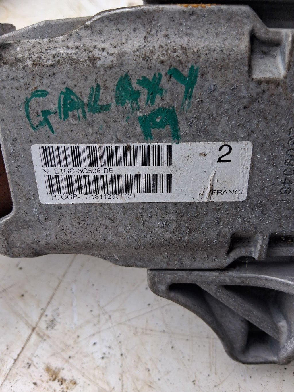FORD GALAXY 2019 POWER STEERING COLUMN 7G913F880