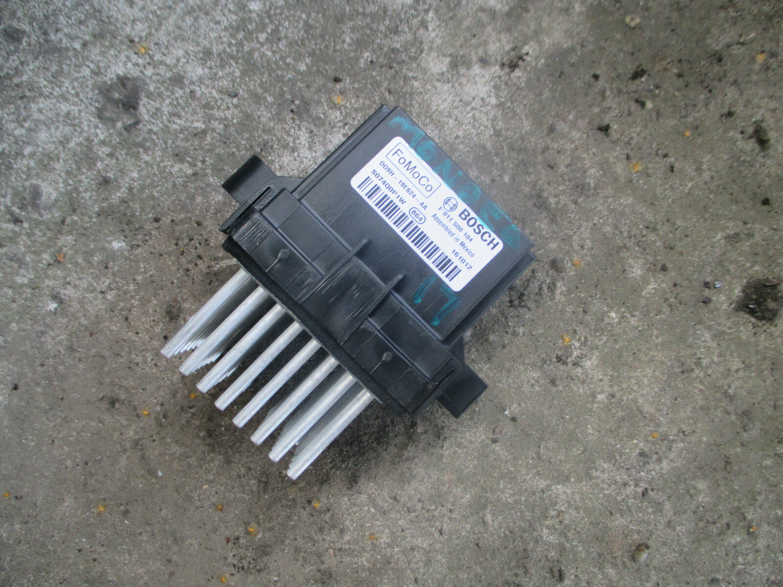 FORD MONDEO MK5 2017 HEATER BLOWER FAN MOTOR RESISTOR RHEOSTAT DG9H19E624AA