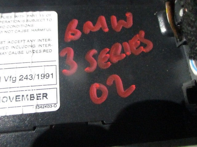 2002 BMW 3 SERIES DISC CD CHANGER MAGAZINE 020258