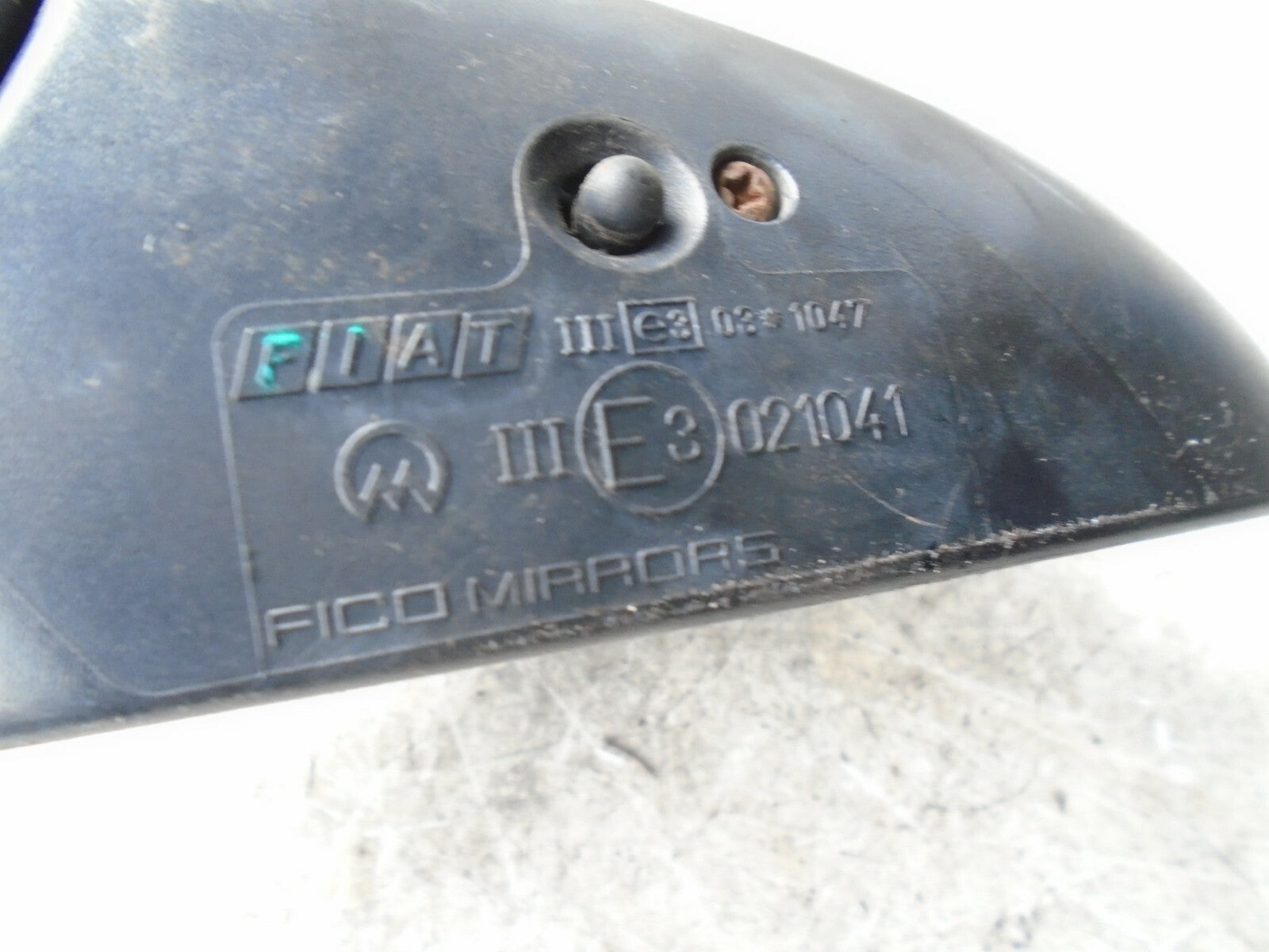 FIAT BRAVO 2007 NSF FRONT PASSENGER SIDE BLACK WING MIRROR
