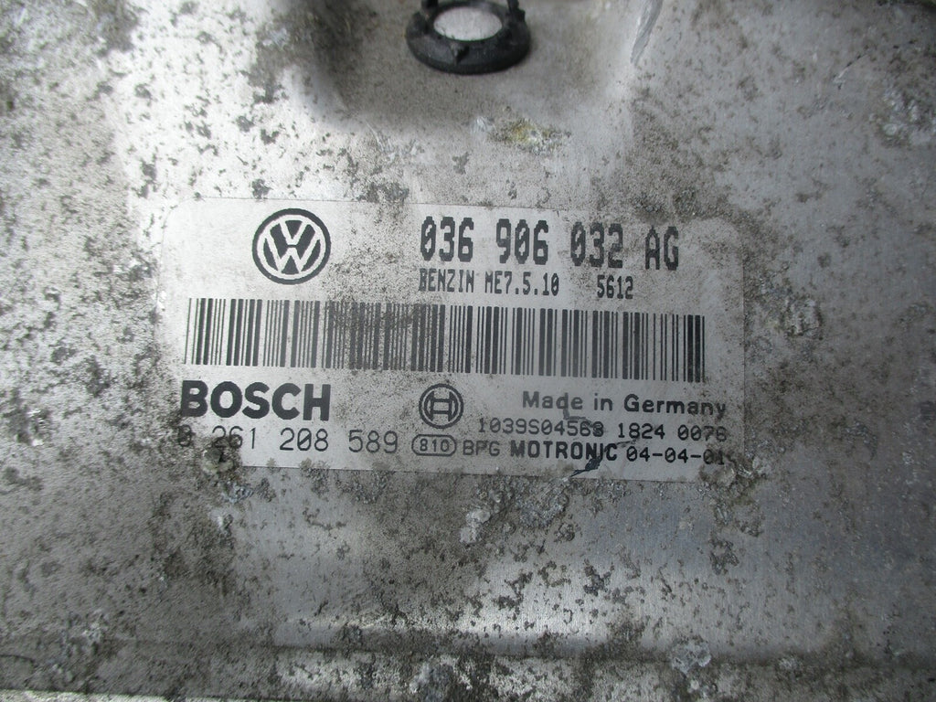 VW VOLKSWAGEN GOLF MK5 2007 1.6 PETROL ENGINE CONTROL UNIT ECU 036 906 032 AG