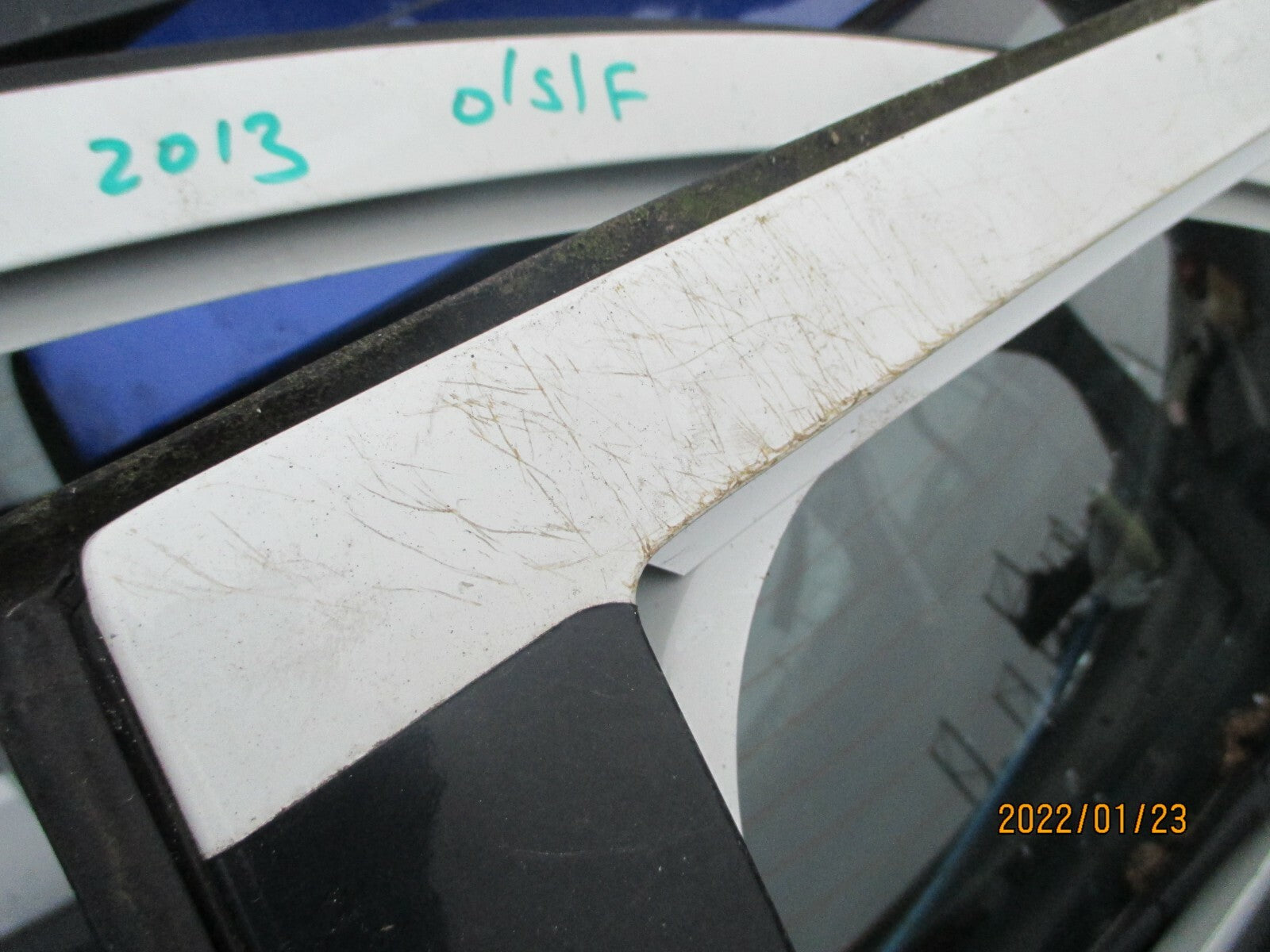 FIAT PUNTO 2012 MK3 NSR PASSENGER SIDE REAR BARE DOOR SHELL WHITE