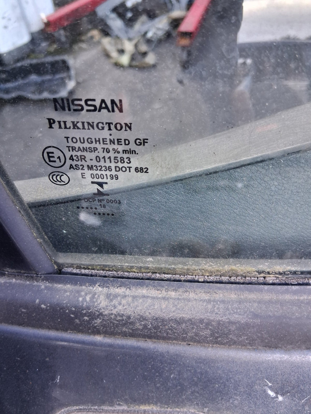2018 NISSAN MICRA K14 OSF DRIVER SIDE FRONT COMPLETE DOOR GREY TITANIUM KPN