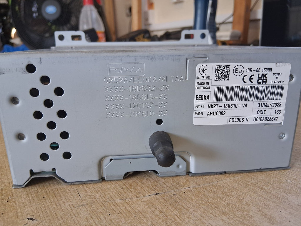 2023 FORD TRANSIT MK8 350 SAT NAV RADIO HEAD UNIT NK2T18K810VA