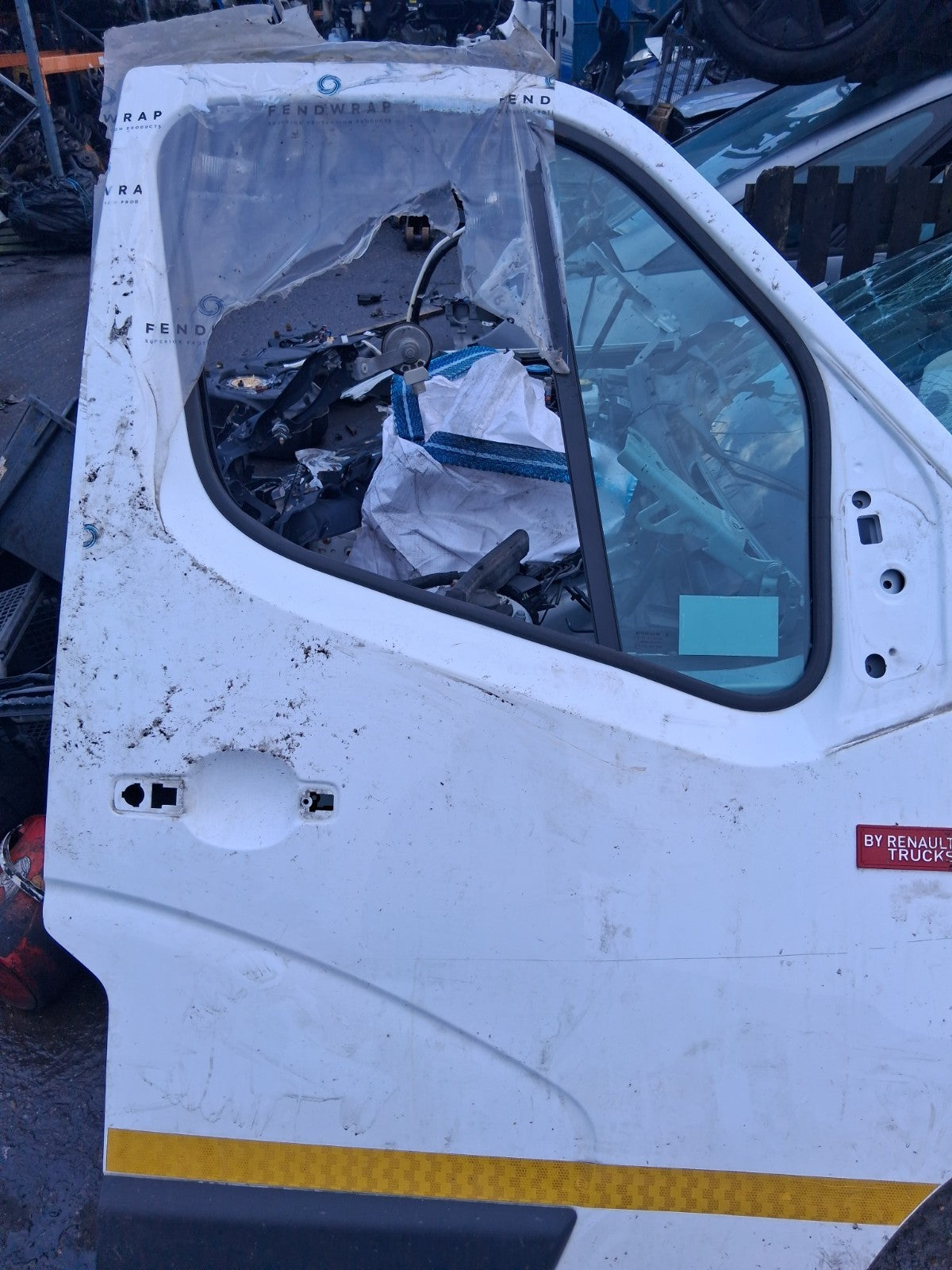 2020 RENAULT MASTER MK3 OSF DRIVER SIDE FRONT DOOR BARE WHITE