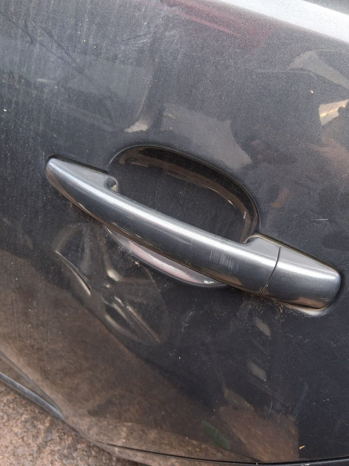 2012 PEUGEOT 3008 MK1 NSR PASSENGER SIDE EXTERIOR DOOR HANDLE GRIS SHARK KTPD