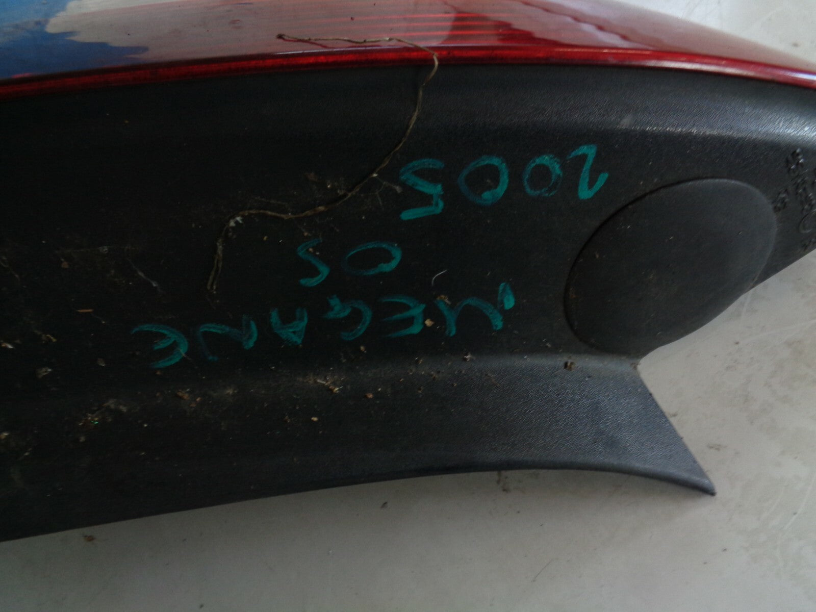 RENAULT MEGANE MK2 2005 OS DRIVER SIDE REAR TAIL LIGHT LAMP 820073237