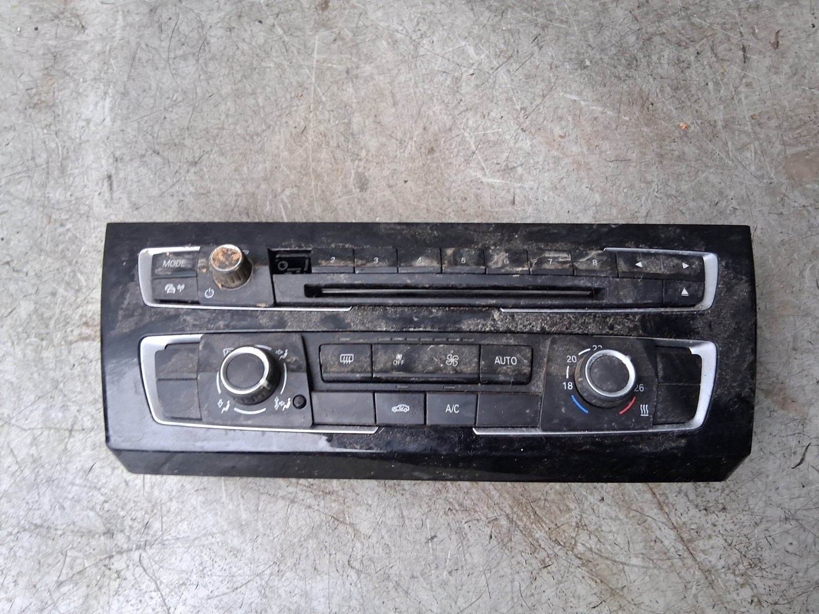 2016 BMW 1 SERIES F20 LCI AC HEATER CLIMATE CONTROL PANEL SWITCH 938404602