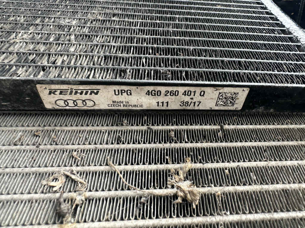 2017 AUDI A6 C7 2.0 DIESEL AUTO RAD PACK WATER RADIATOR COOLANT AC CONDENSER