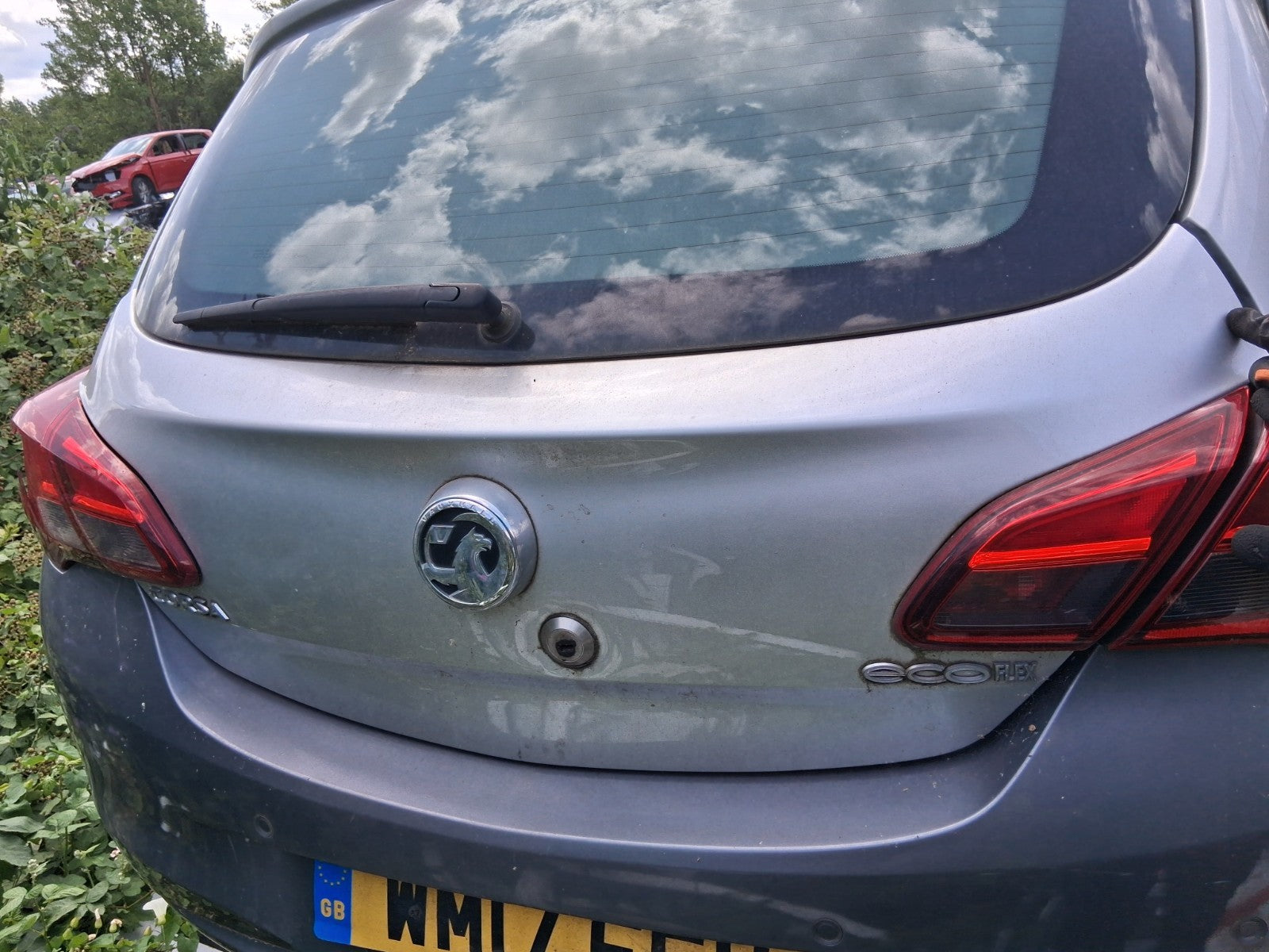 2017 VAUXHALL CORSA E 3 DOOR BARE TAILGATE BOOTLID SOVEREIGN SILVER METALLIC 176