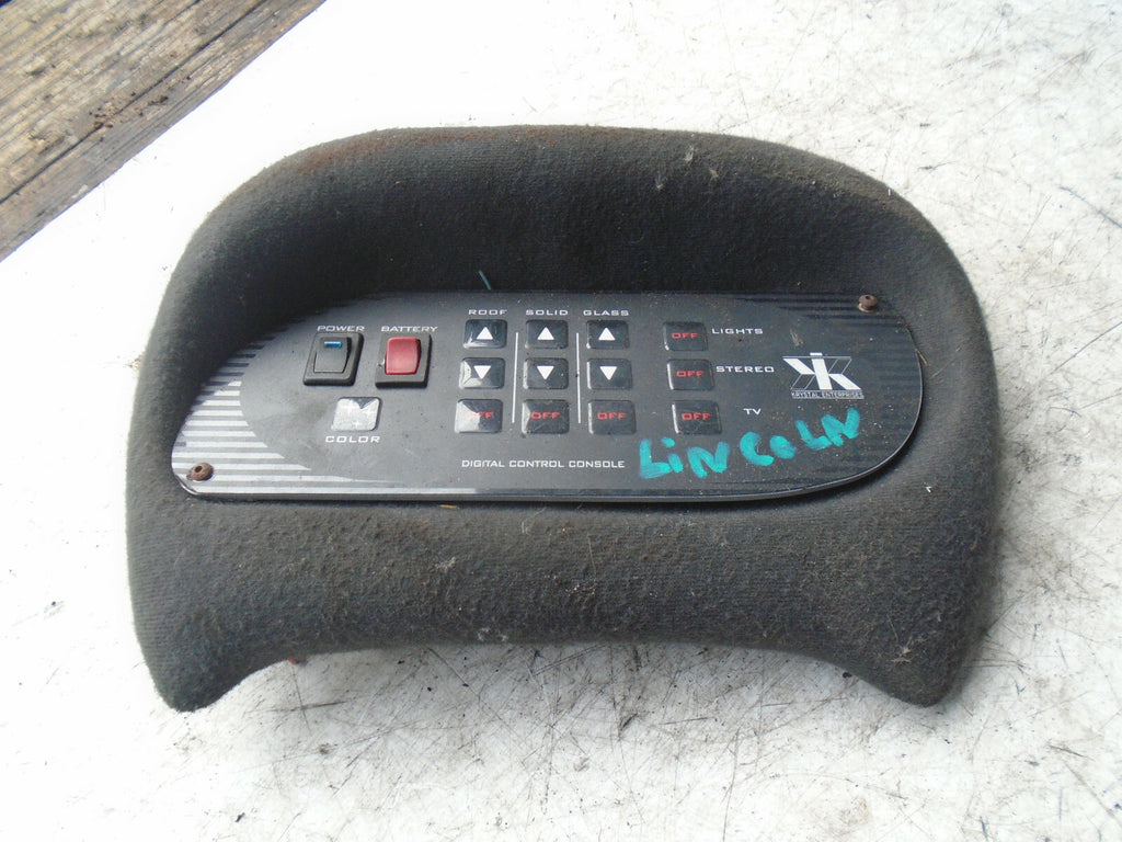 2006 LINCOLN TOWN CAR LIMOUSINE LIMO ROOF CONTROL SWITCH