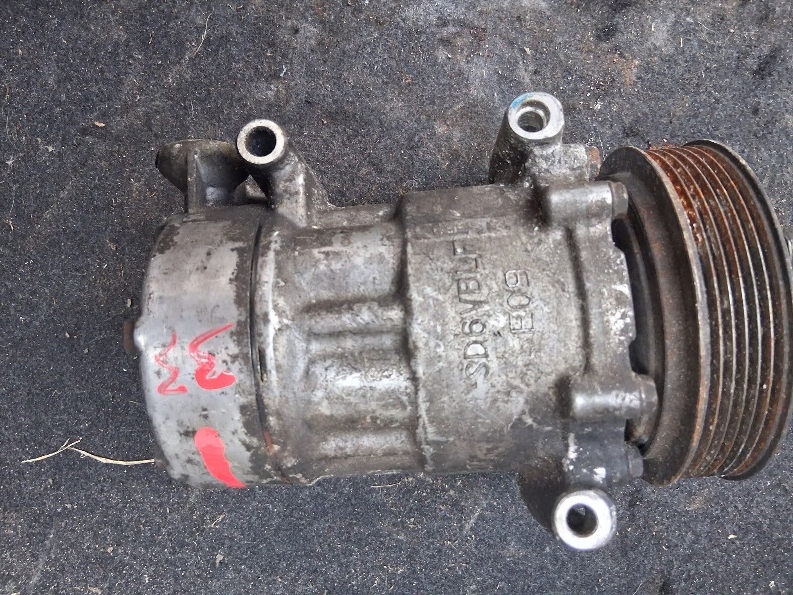 PEUGEOT 307 2006 1.6 DIESEL AIR CONDITIONING COMPRESSOR PUMP SD6V12
