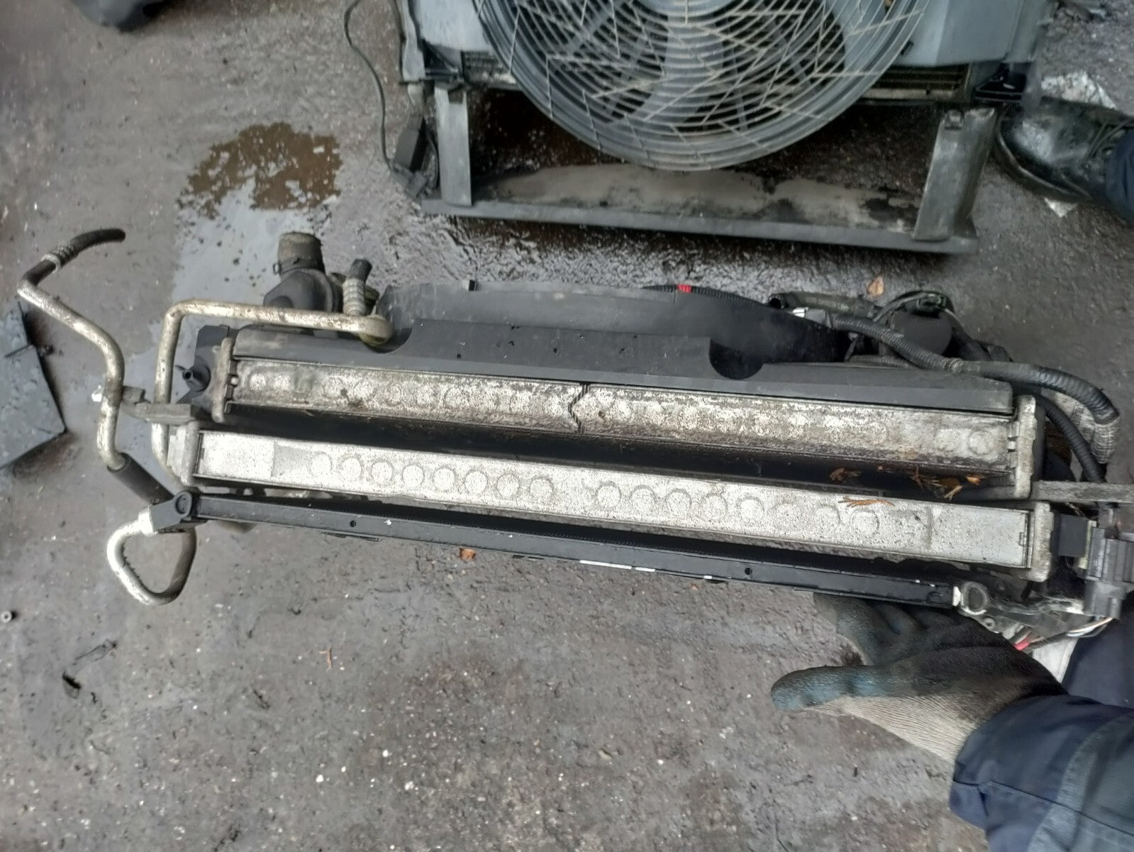 2009 JAGUAR XF X250 2.7 DIESEL COMPLETE RADIATOR RAD PACK 8X2319E839CC