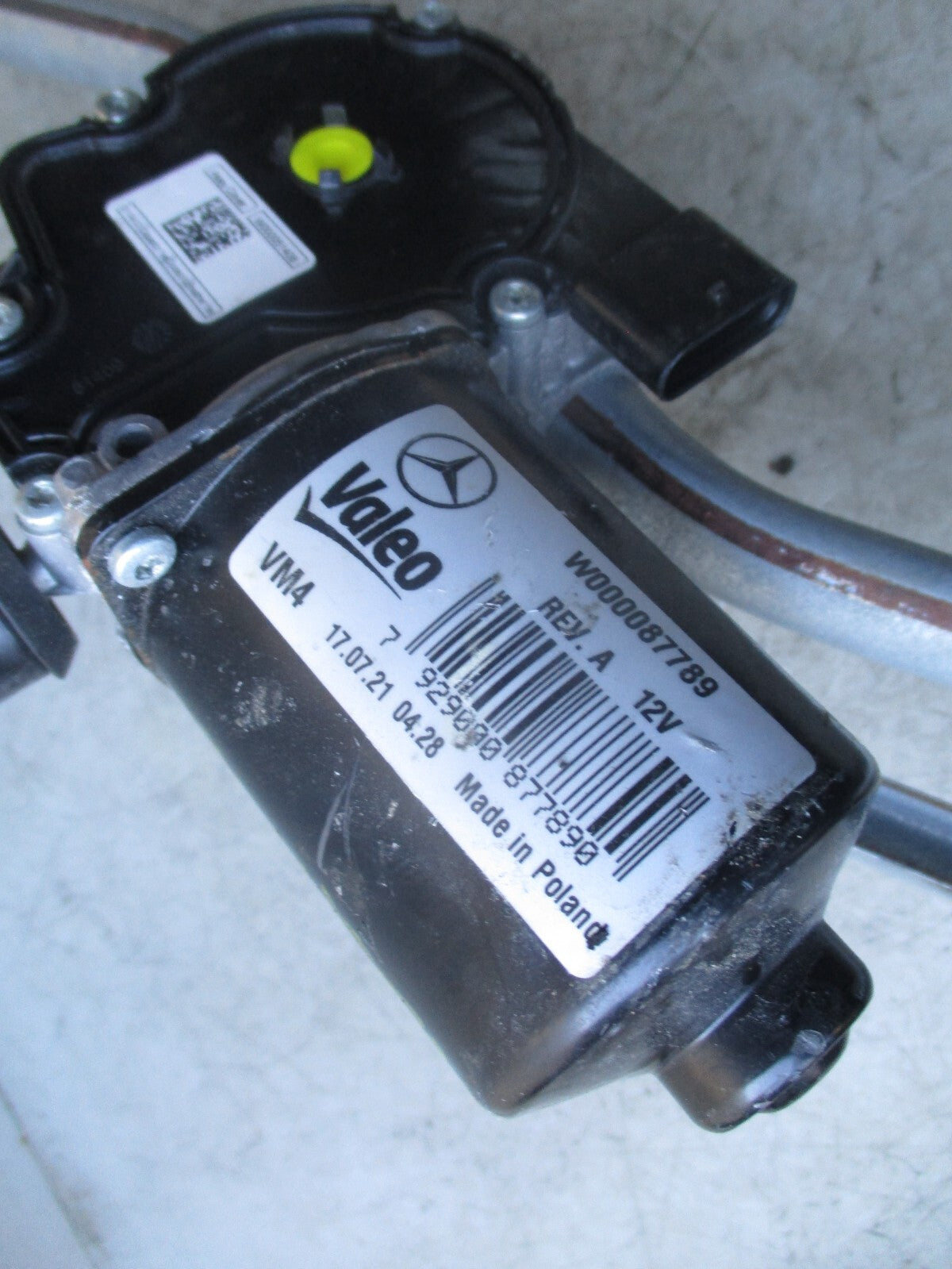 2021 MERCEDES SPRINTER W907 FRONT WINDSCREEN WIPER MOTOR LINKAGES