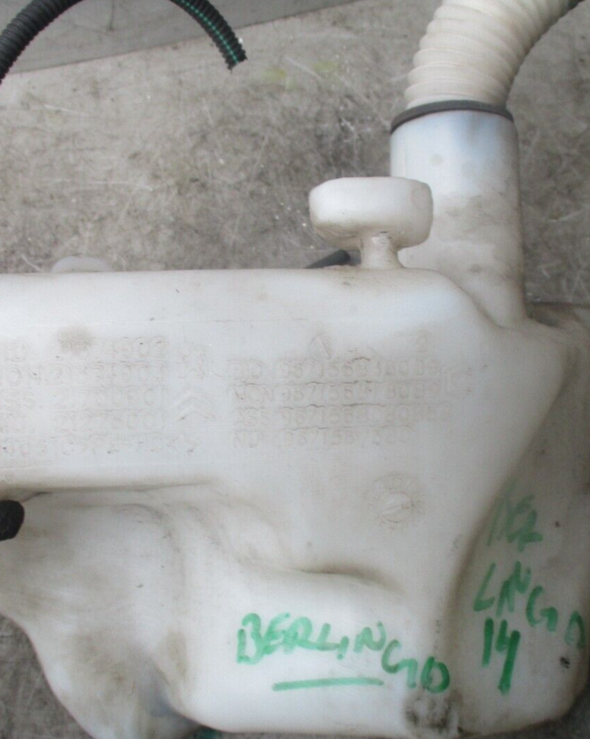 2014  CITROEN BERLINGO MK4WASHER BOTTLE AND PUMP WASHER TANK