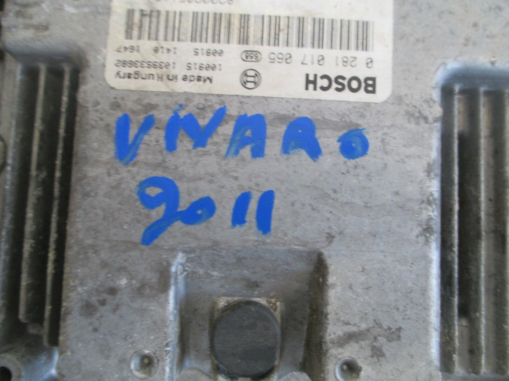 VAUXHALL VIVARO 2011 ENGINE CONTROL MODULE UNIT 0281017065