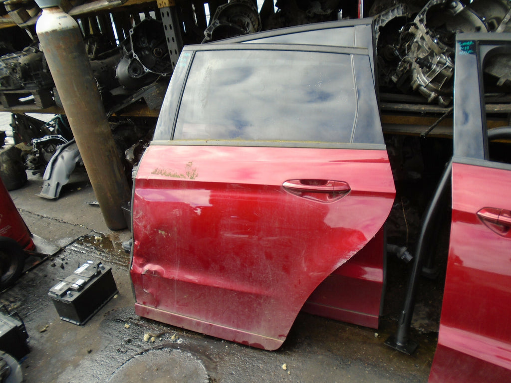 FORD S MAX MK2 2018 NSR PASSENGER SIDE REAR DOOR BARE DAMAGED RED