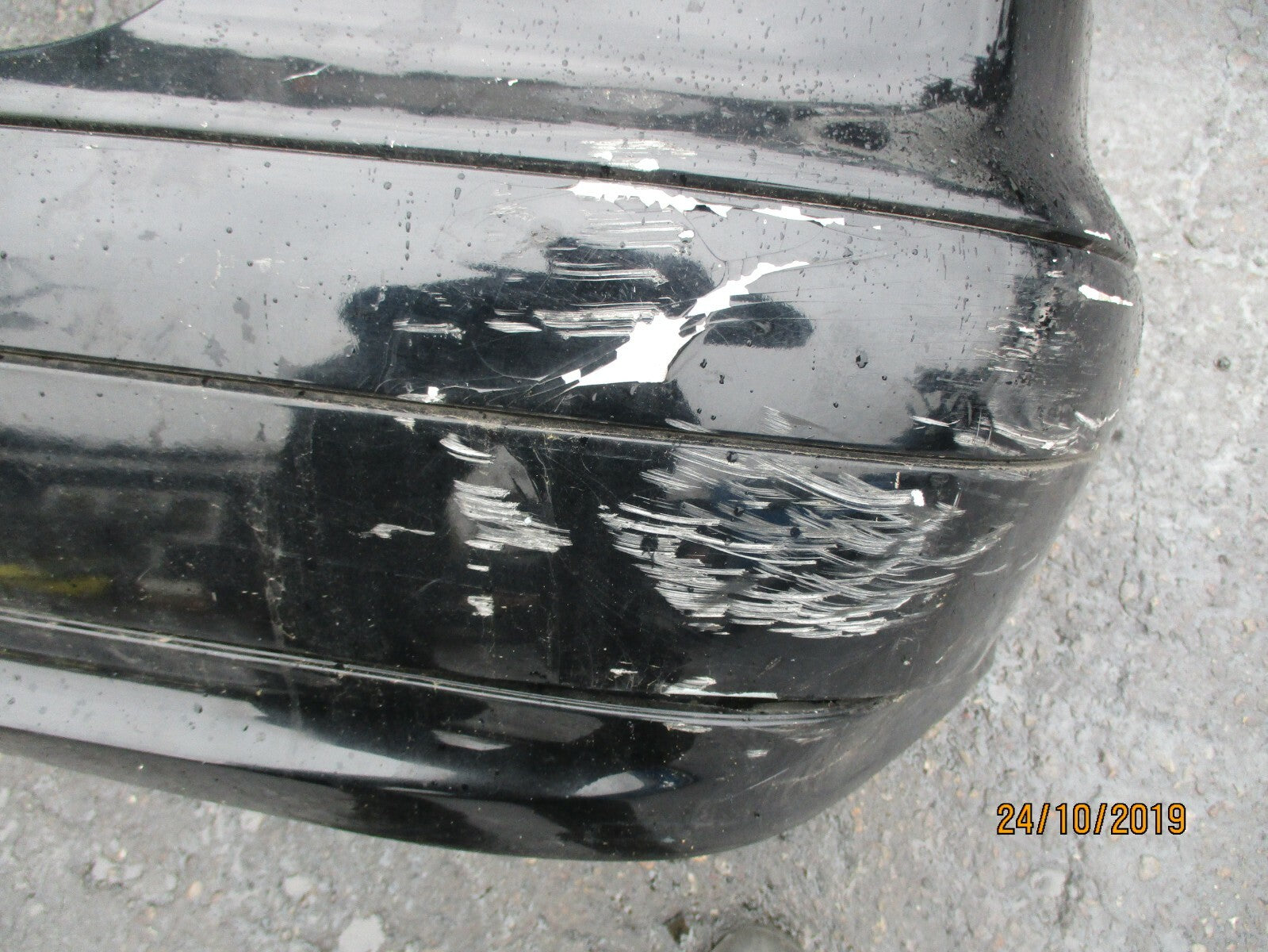 MERCEDES C CLASS W203 COMPLETE REAR BUMPER BLACK