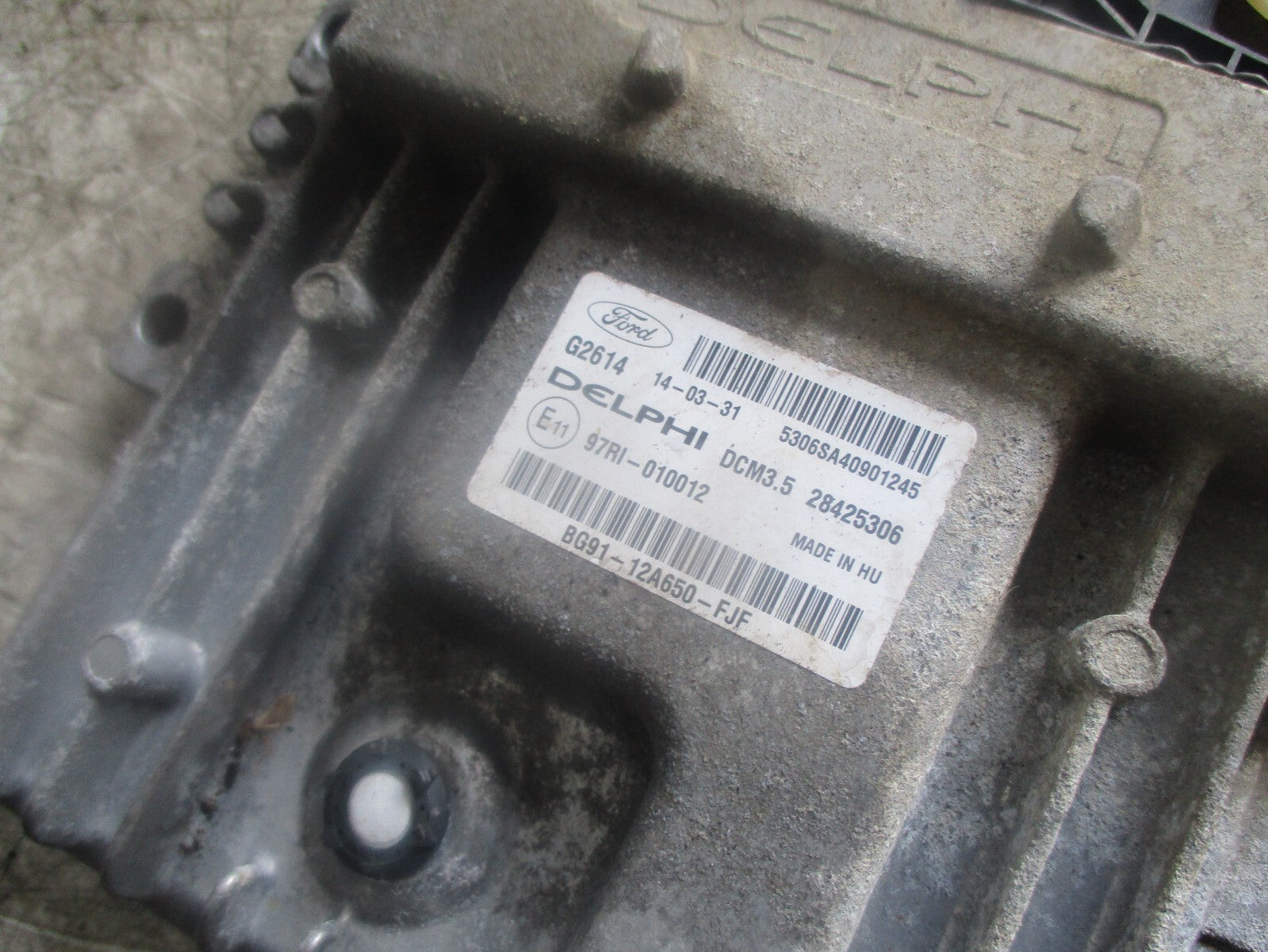 FORD MONDEO MK4 2014 2.0 DIESEL AUTO ECU ENGINE CONTROL MODULE BG9112A650FJF