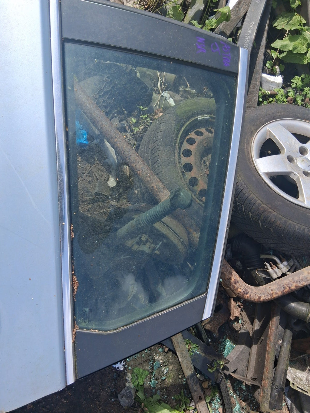 2013 VAUXHALL ASTRA J HATCHBACK NSR PASSENGER SIDE REAR LEFT COMPLETE DOOR GREY