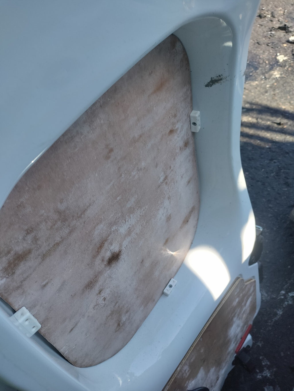 MERCEDES CITAN W415 2015 OSR DRIVER SIDE REAR COMPLETE DOOR WHITE