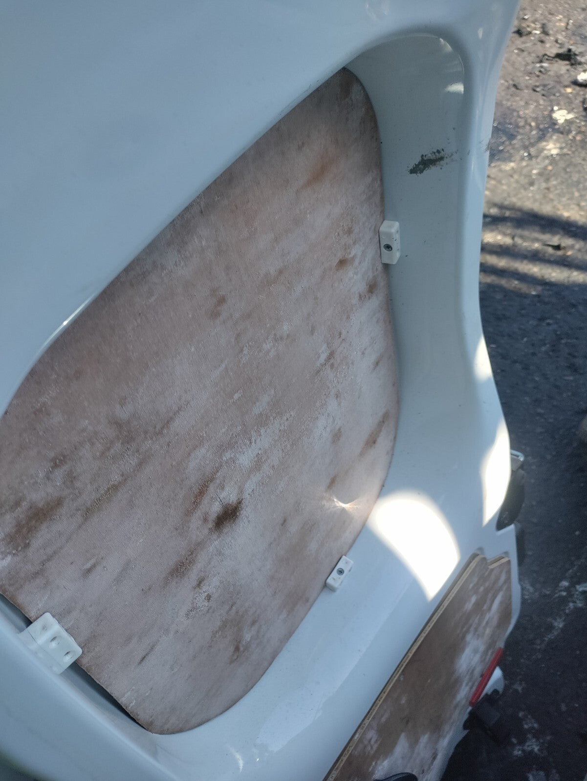 MERCEDES CITAN W415 2015 OSR DRIVER SIDE REAR COMPLETE DOOR WHITE