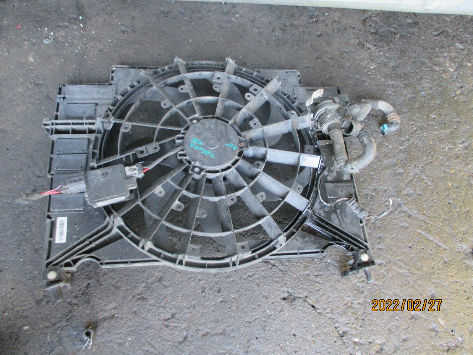 2015 JAGUAR XE 2.0 DIESEL FRONT RADIATOR VISCOUS FAN GX738C607AD