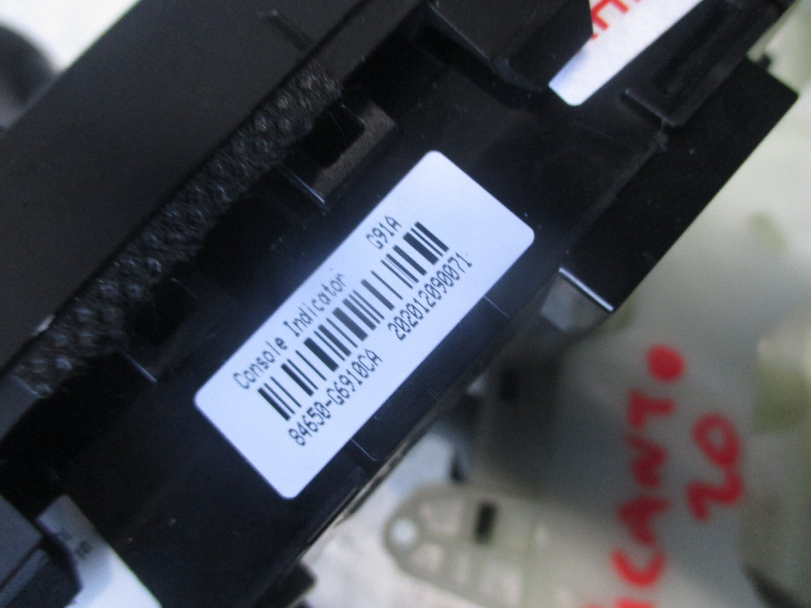 KIA PICANTO MK3 2020 5 SPEED MANUAL GEARSTICK GEARSHIFTER 84650G6910