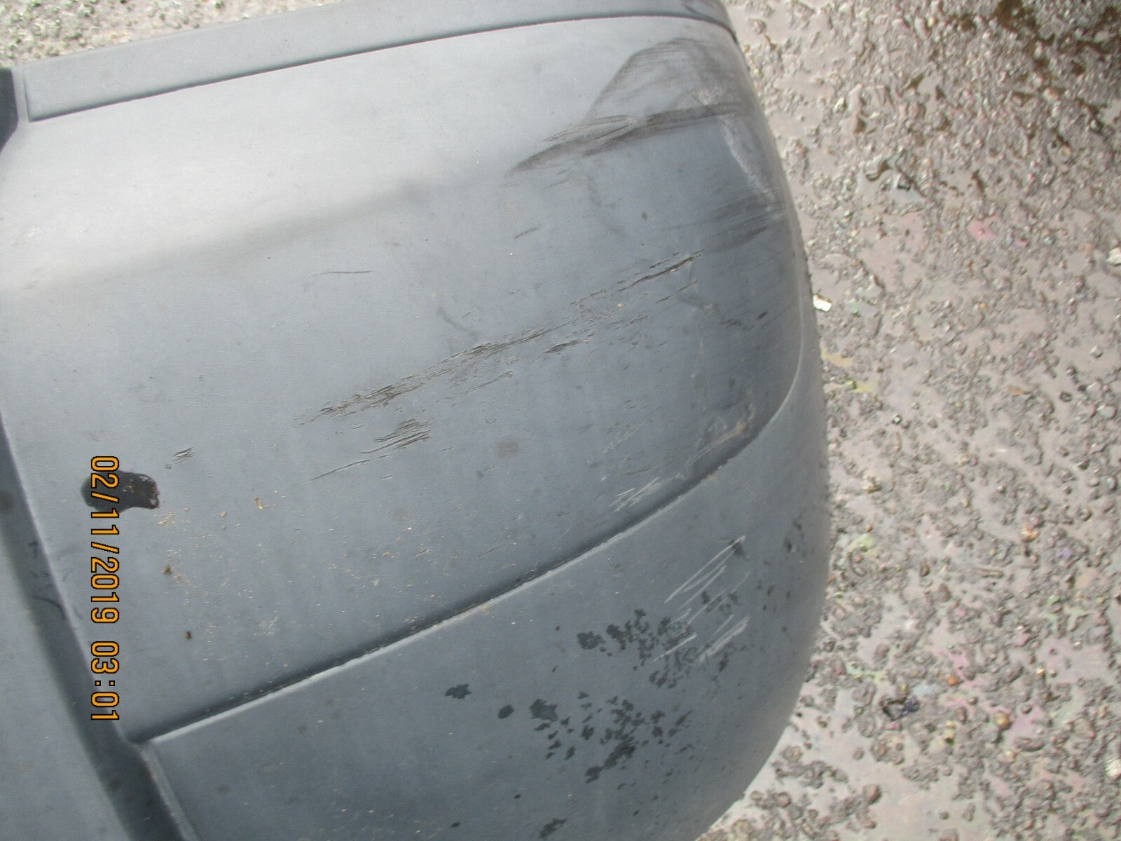 CITROEN BERLINGO MK1 FACELIFT COMPLETE FRONT BUMPER PLASTIC GREY