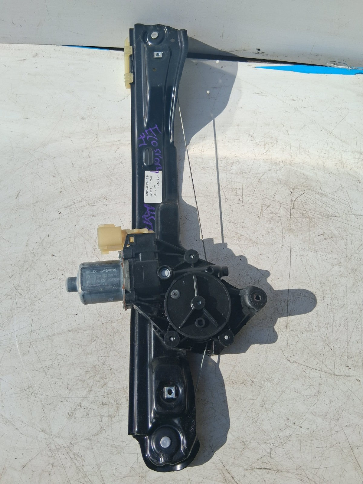 2021 FORD ECOSPORT 71 NSR PASSENGER REAR WINDOW REGULATOR & MOTOR GN15A27001EB